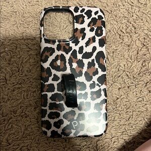 Loopy Case Leopard Pattern Phone Case with Loop